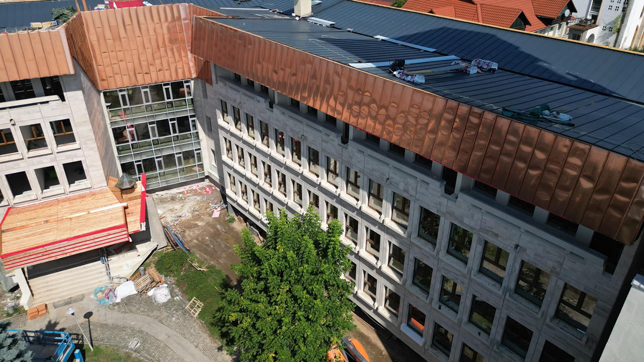 Lucrările de reabilitare a Palatului Administrativ din Maramureș avansează semnificativ